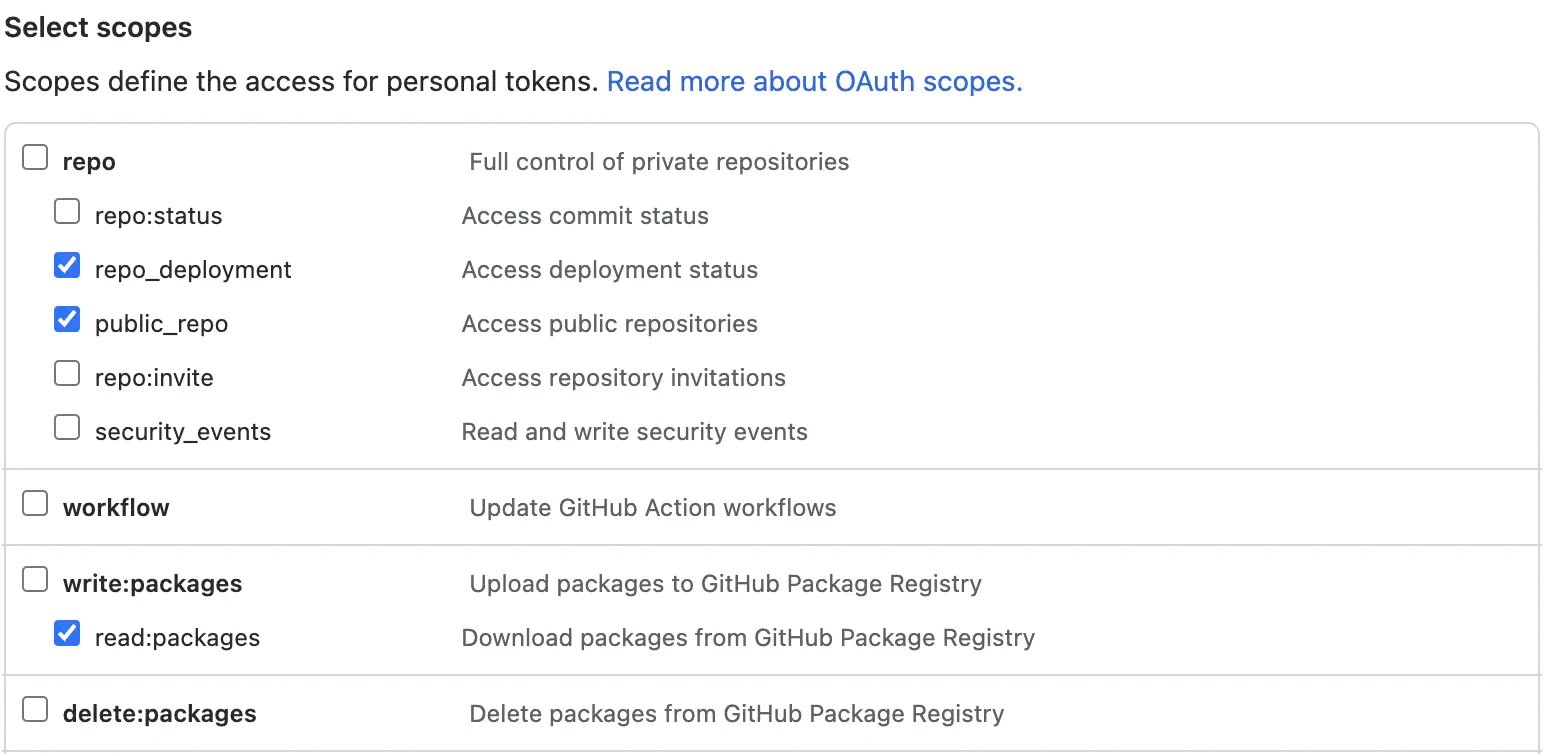 API Keys Scope GitHub